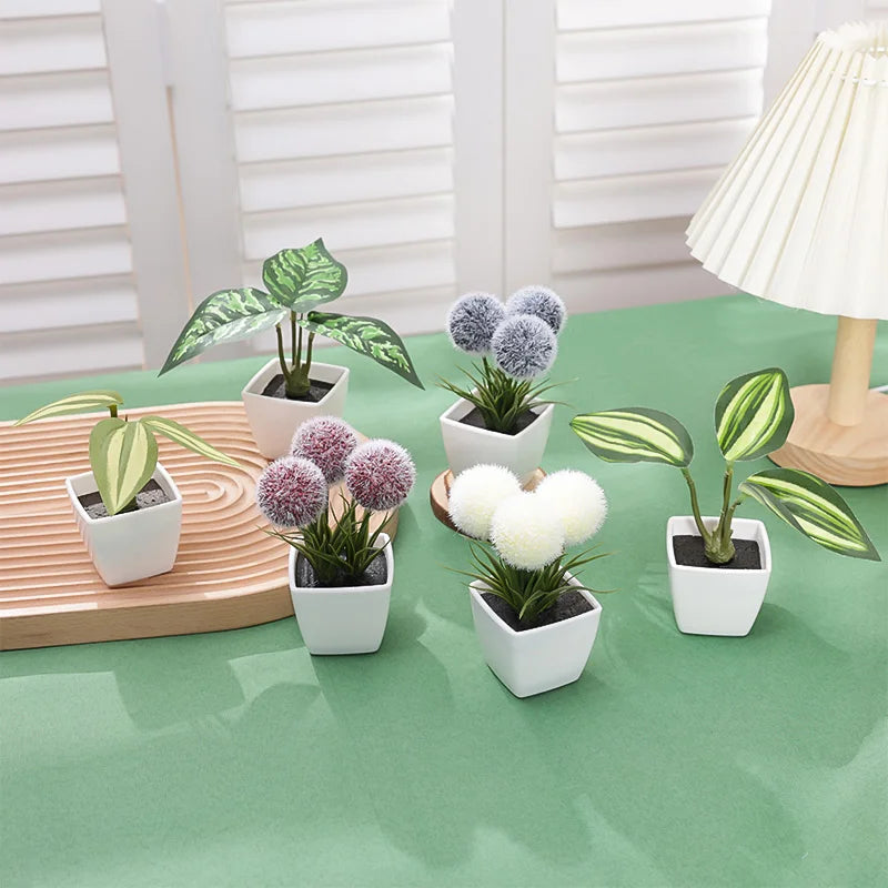 1SET Simulation Mini Potted Plant