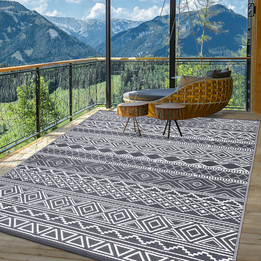 Outdoor 5x8 Waterproof Reversible Rug