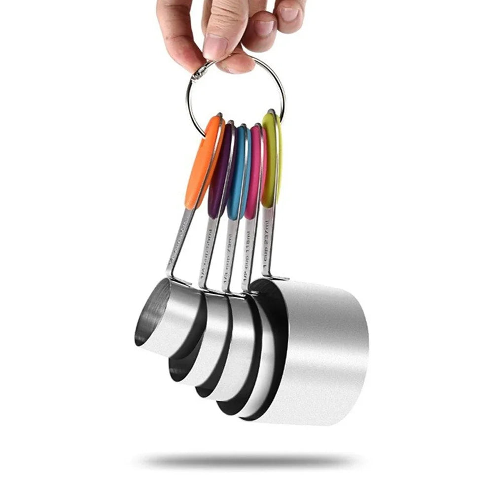 Stainless Steel Measuring Cups And Spoons