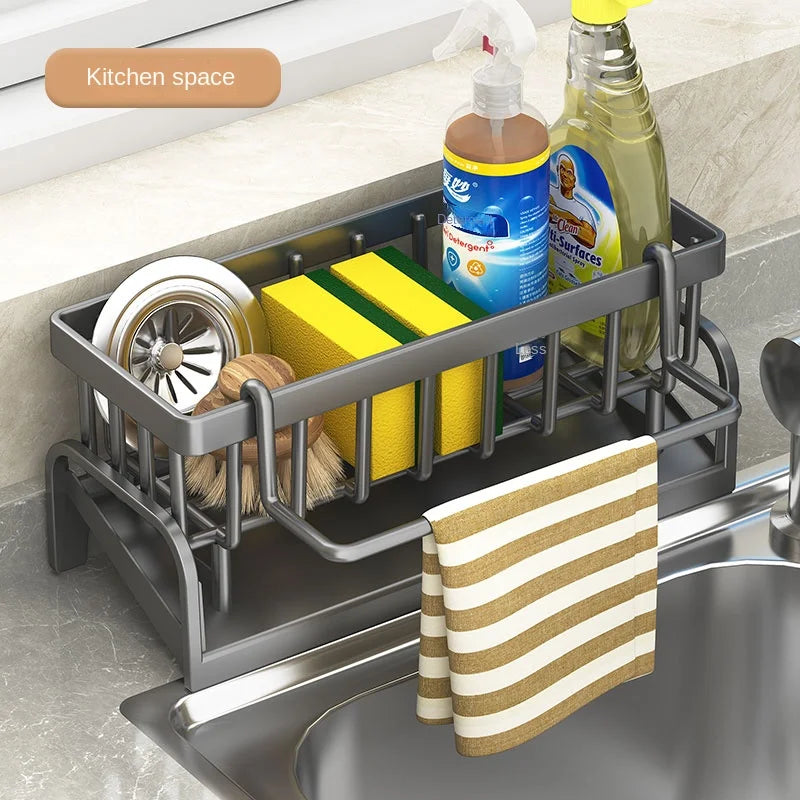 Kitchen Cleaning Cloth Storage Draining Rack
