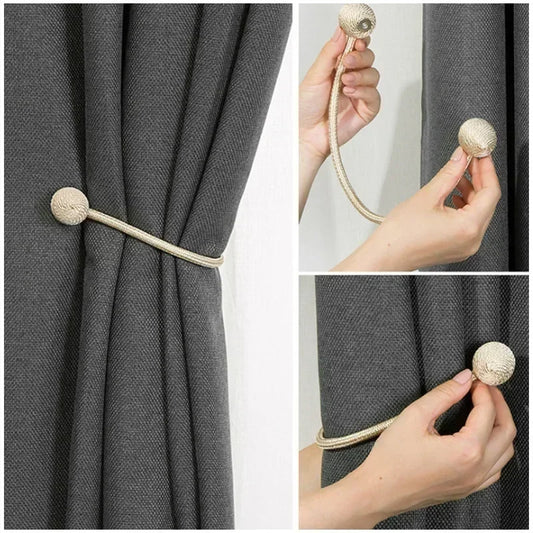 2Pc Magnetic Curtain Hooks Tieback