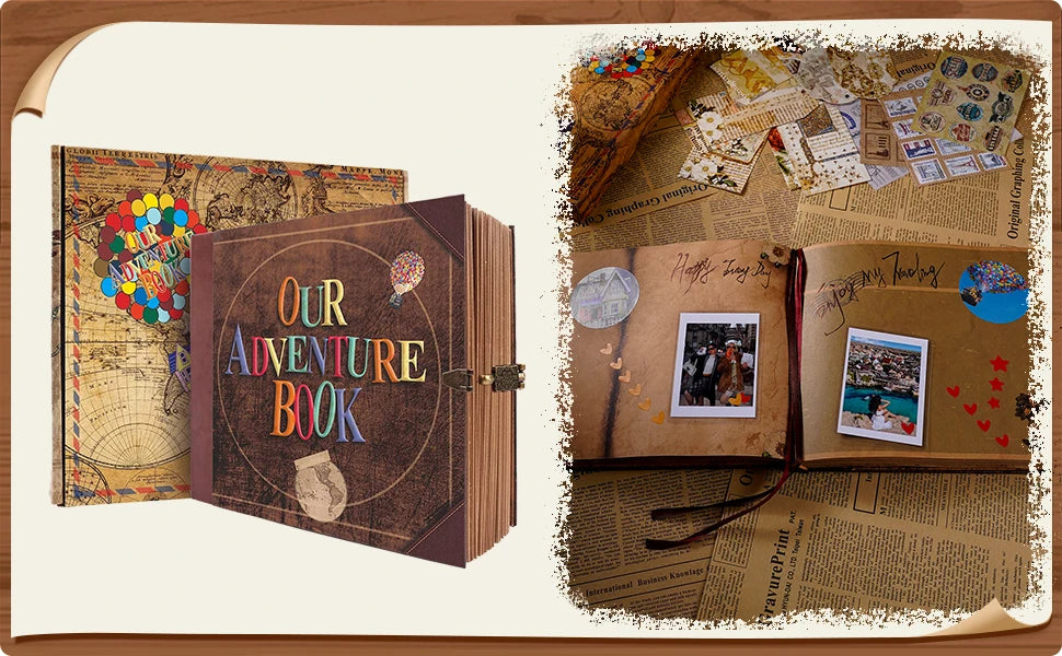 Our Adventure Book 146 Page Photo Album Scrapbook