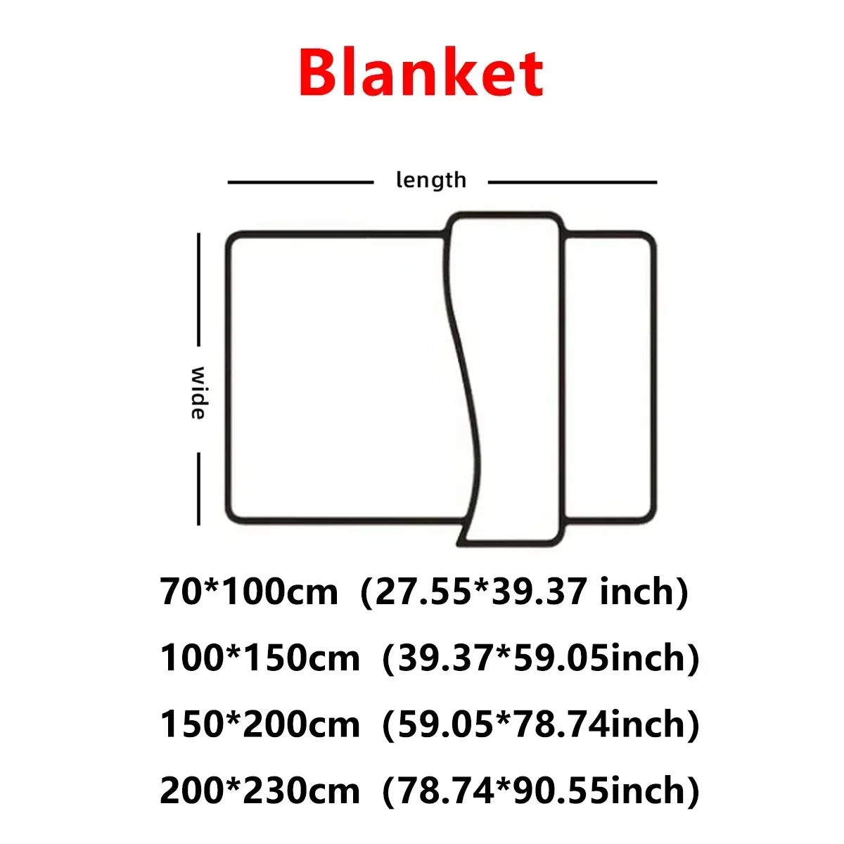 Blanket Solid Color Thickened Wide Striped
