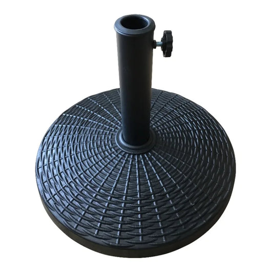 22lb Black Round Coated Resin Umbrella Base