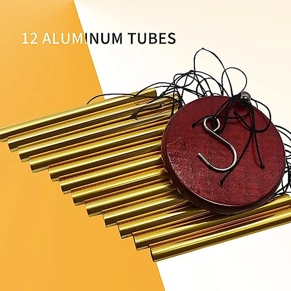 Aluminum Alloy Wind Chime with Hook