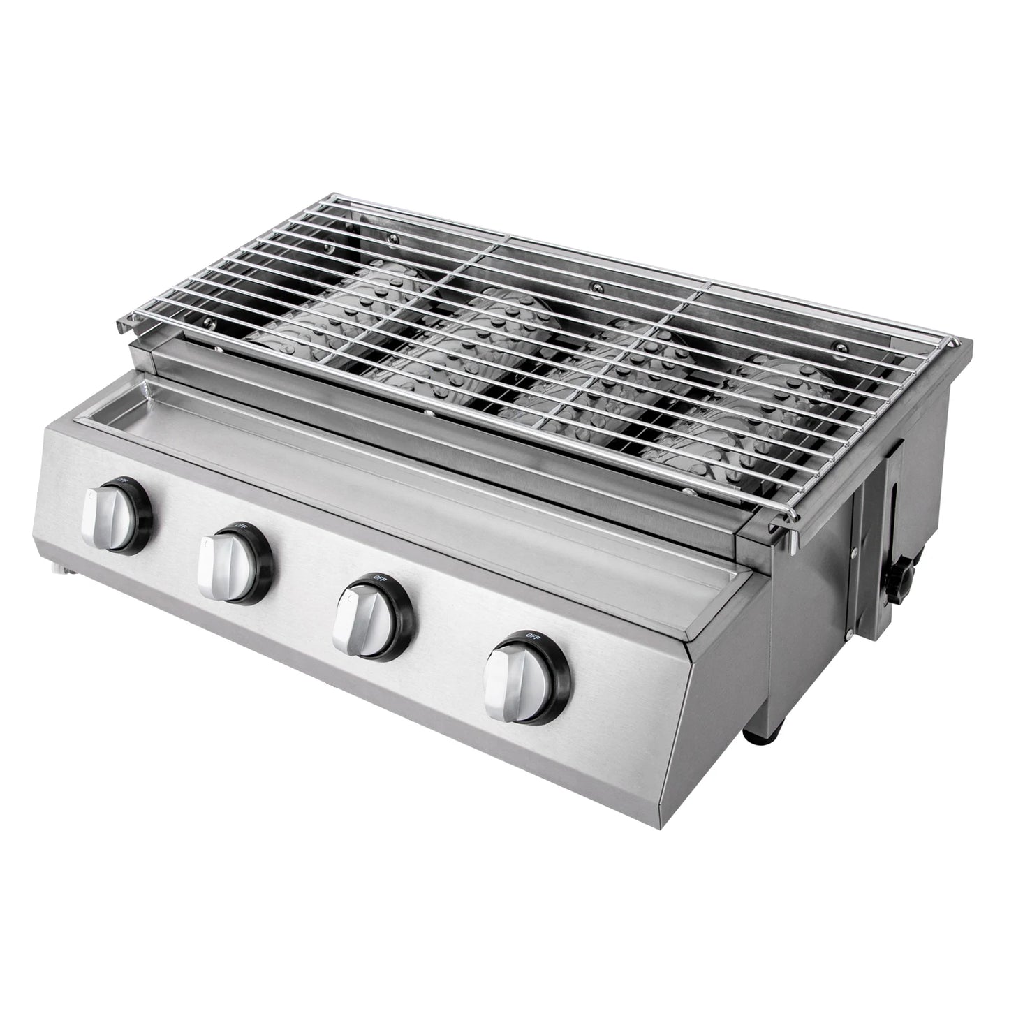 Smokeless Barbecue Grill 4 Burners LPG Gas Portable