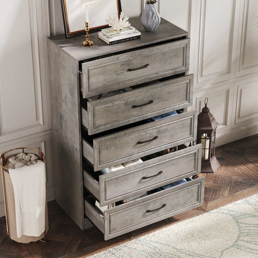 47'' Tall 5 Drawer Dresser