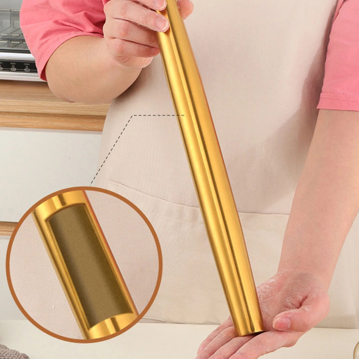 Stainless Steel Rolling Pin