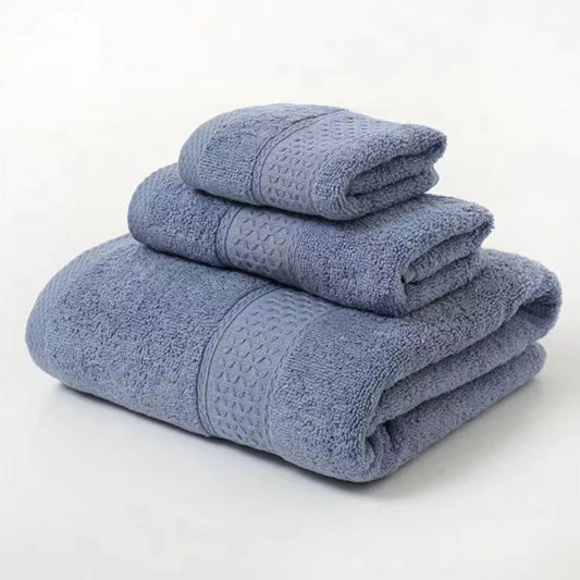 3pc Luxurious Cotton Towel Set