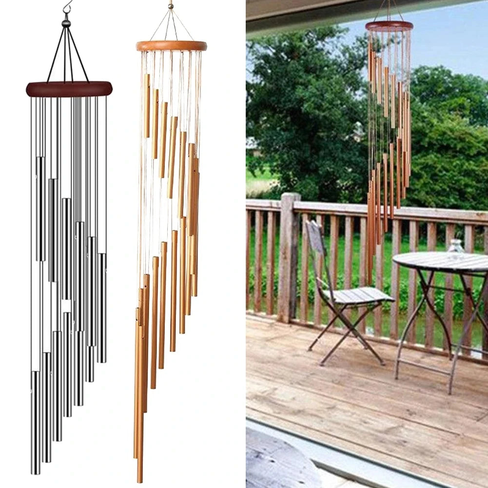 Aluminum Alloy Wind Chime with Hook