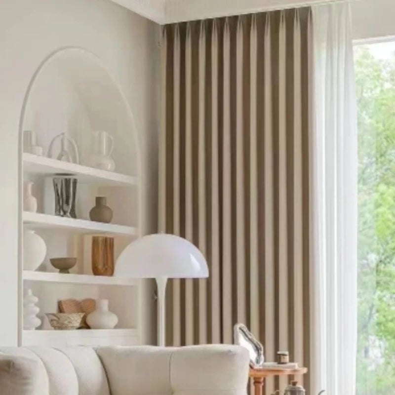 Blackout Curtains Linen Solid Color