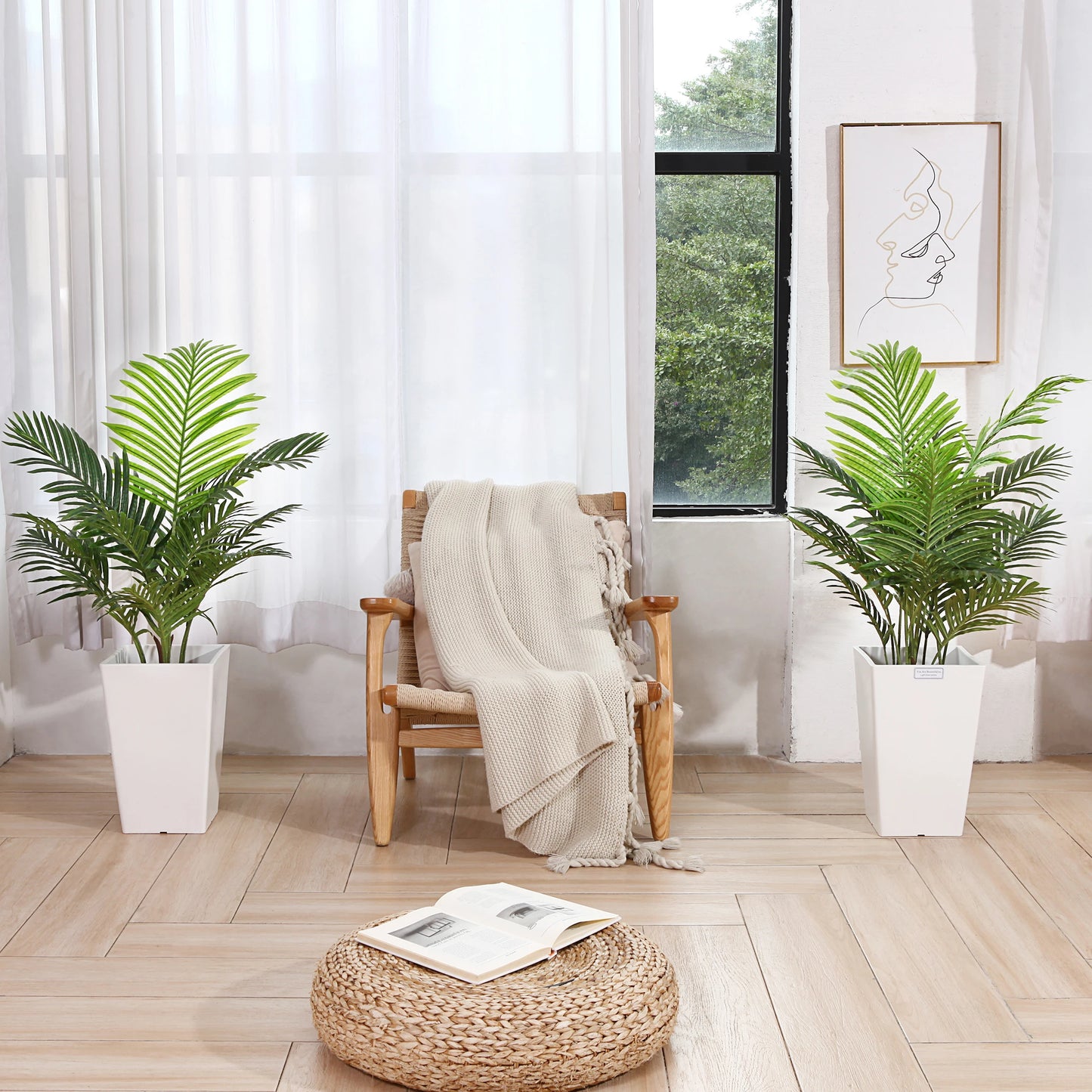 Artificial Areca Palm Plant 3FT in Pot