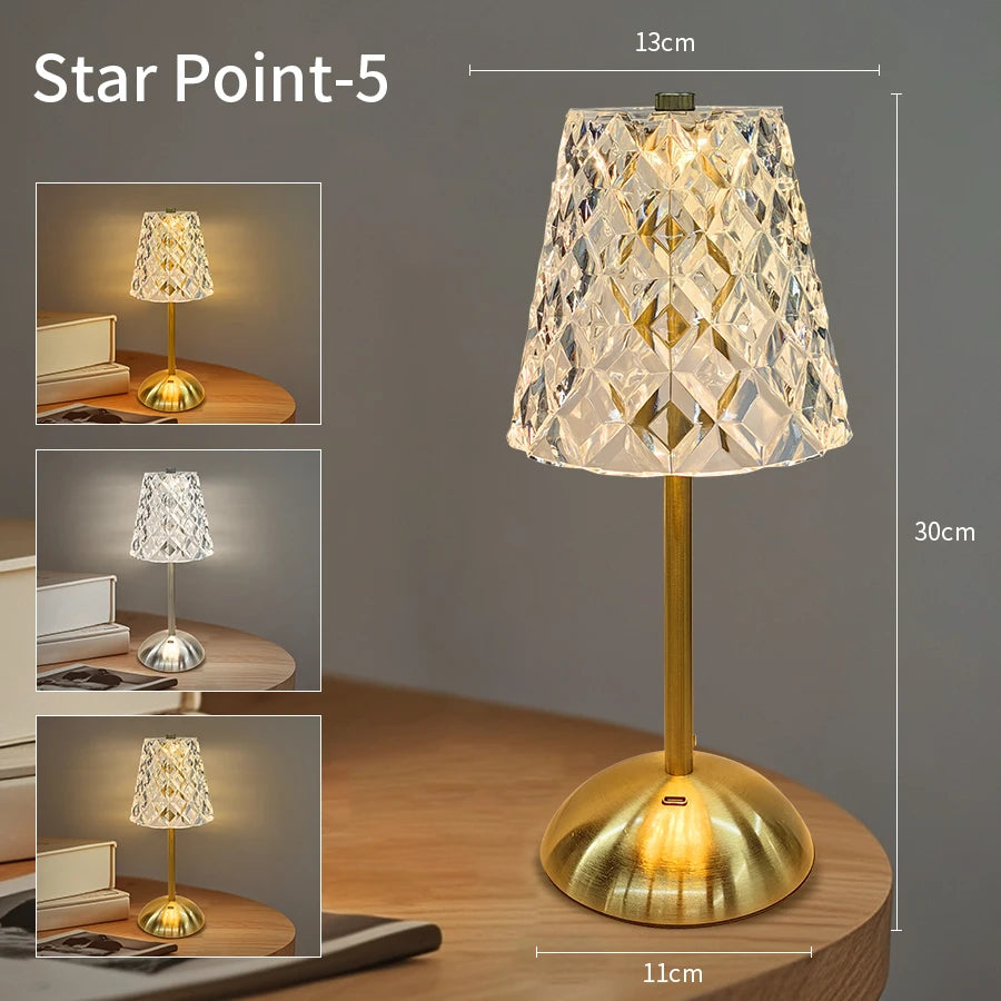 LED Table Lamp Touch Sensor Dimmable Night Light