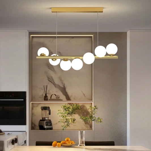 LED Glass Chandelier