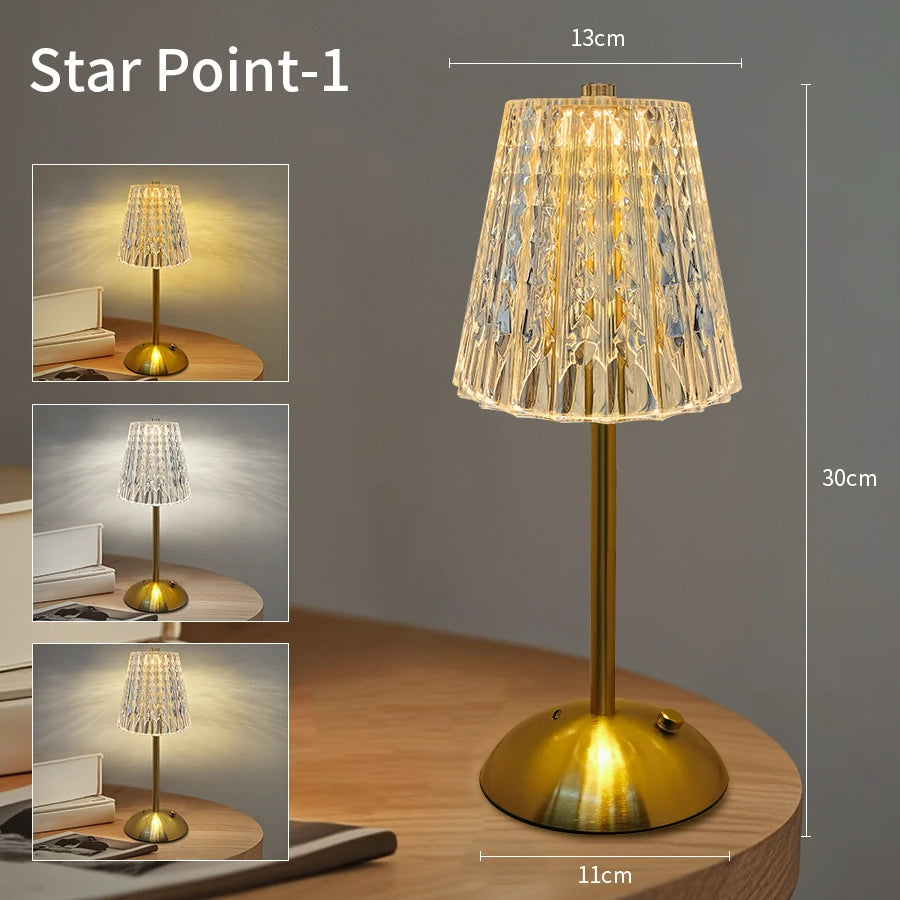 LED Table Lamp Touch Sensor Dimmable Night Light