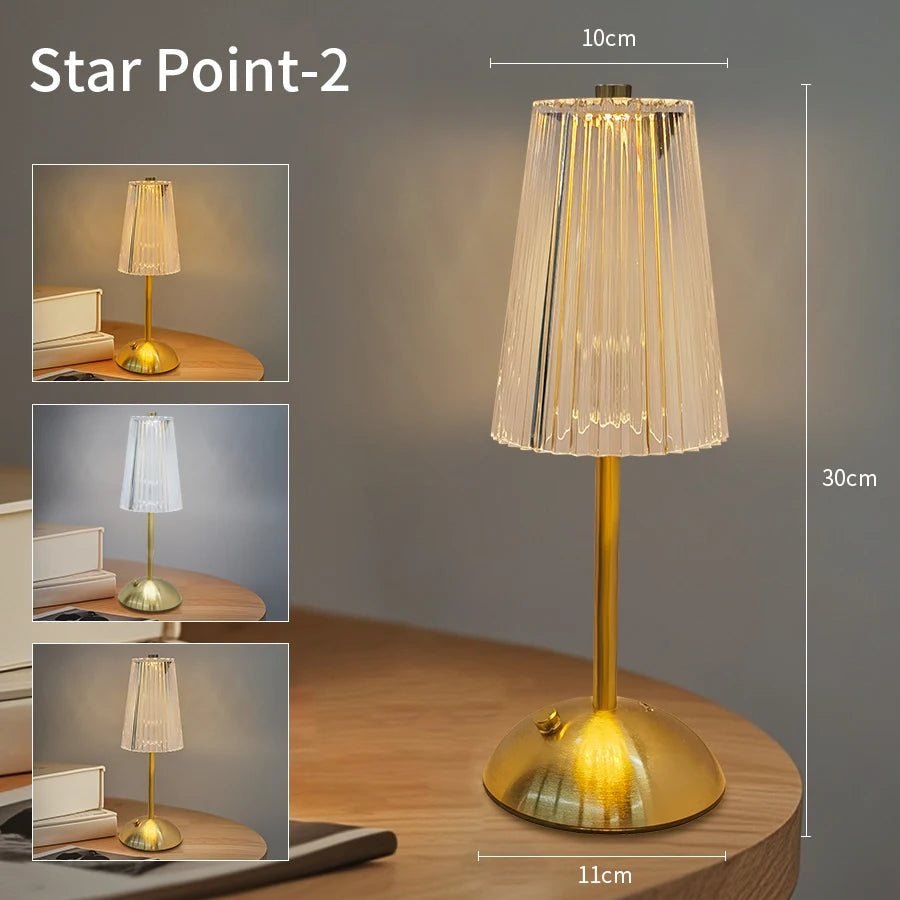 LED Table Lamp Touch Sensor Dimmable Night Light