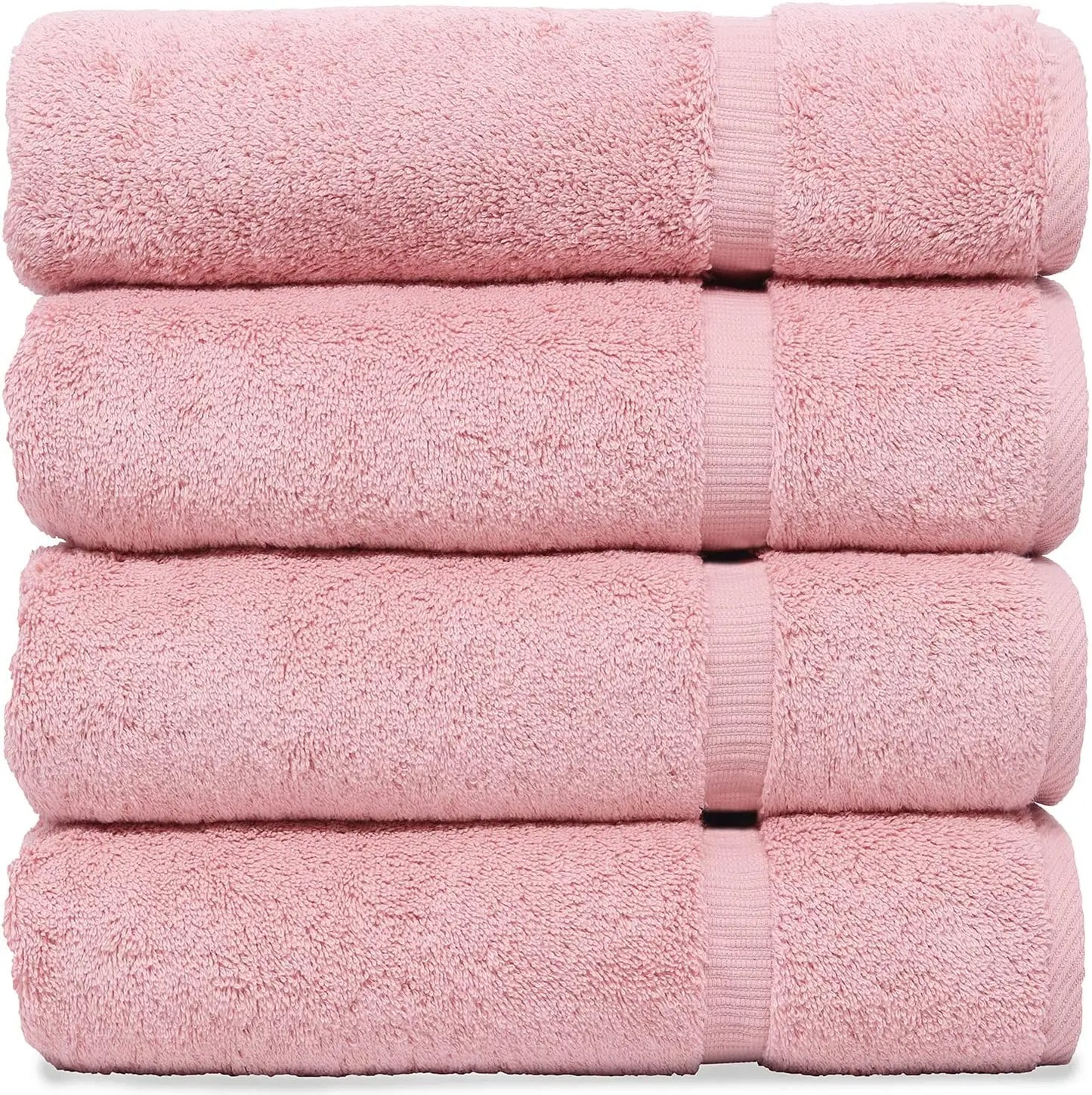 Super absorbent bath towel set of 4