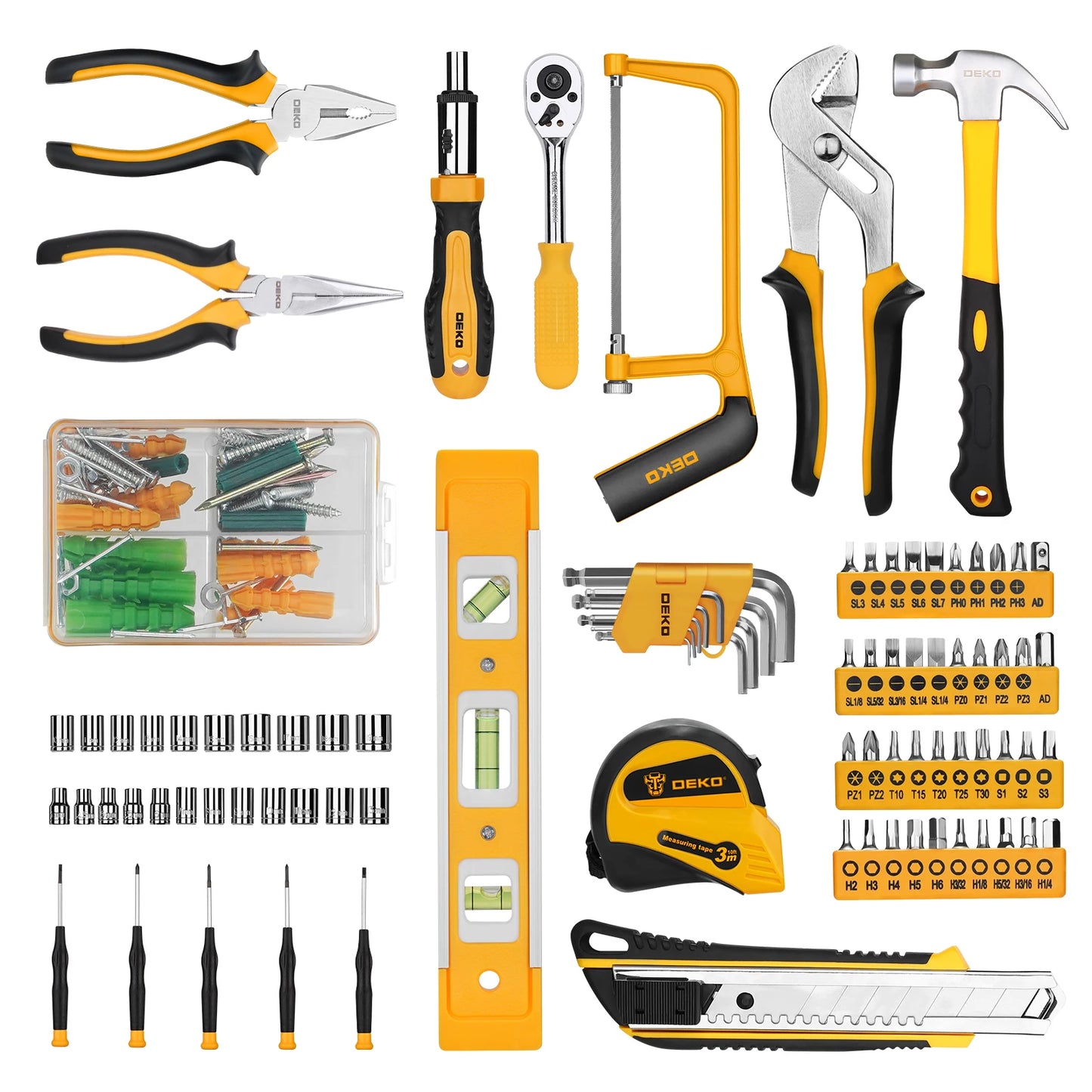 228Pc Socket Wrench Tool Set