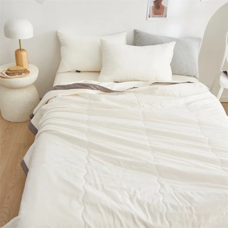 Pure cotton summer quilt, breathable air conditioning