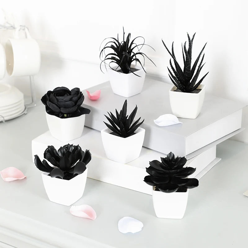 1SET Simulation Mini Potted Plant
