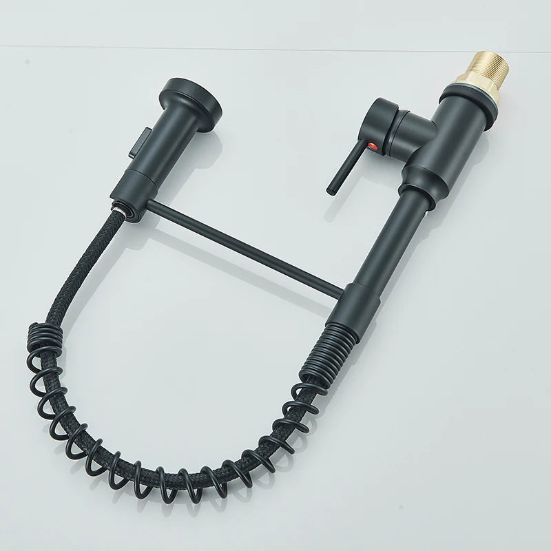 Pull Down Kitchen Faucet 360° Swivel Nozzle