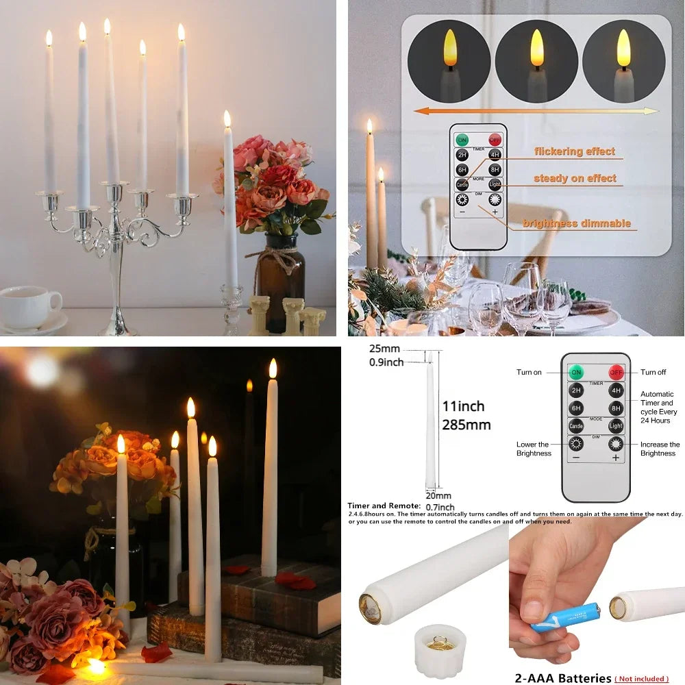 Candle Flameless Flickering LED Battery Operated