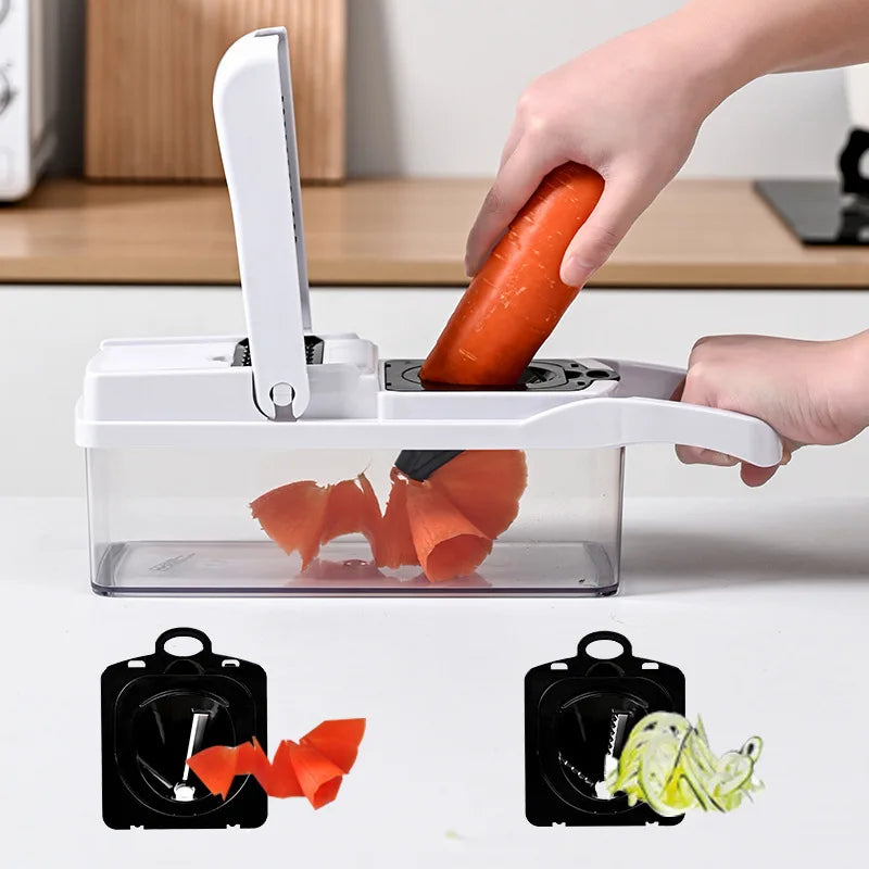 26 piece set multifunctional vegetable slicer
