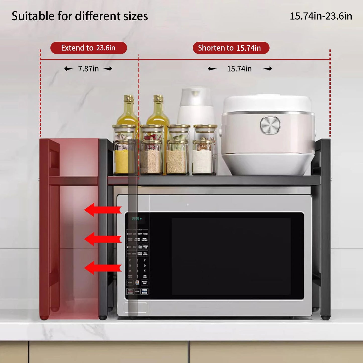 Countertop organizer 1pc Expandable 42-64cm , Moisture And Rust Proof