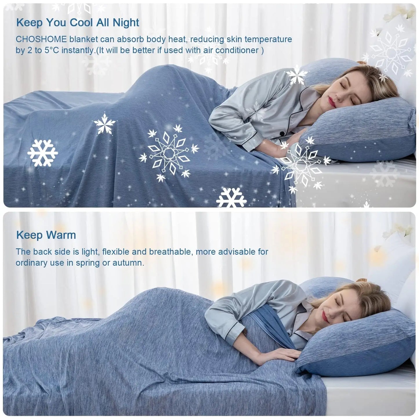 1PC Cooling Blanket for Hot Sleepers
