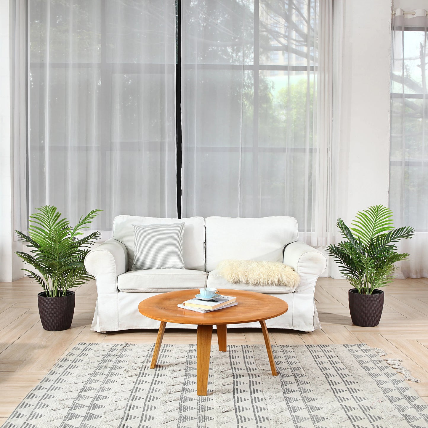 Artificial Areca Palm Plant 3FT in Pot