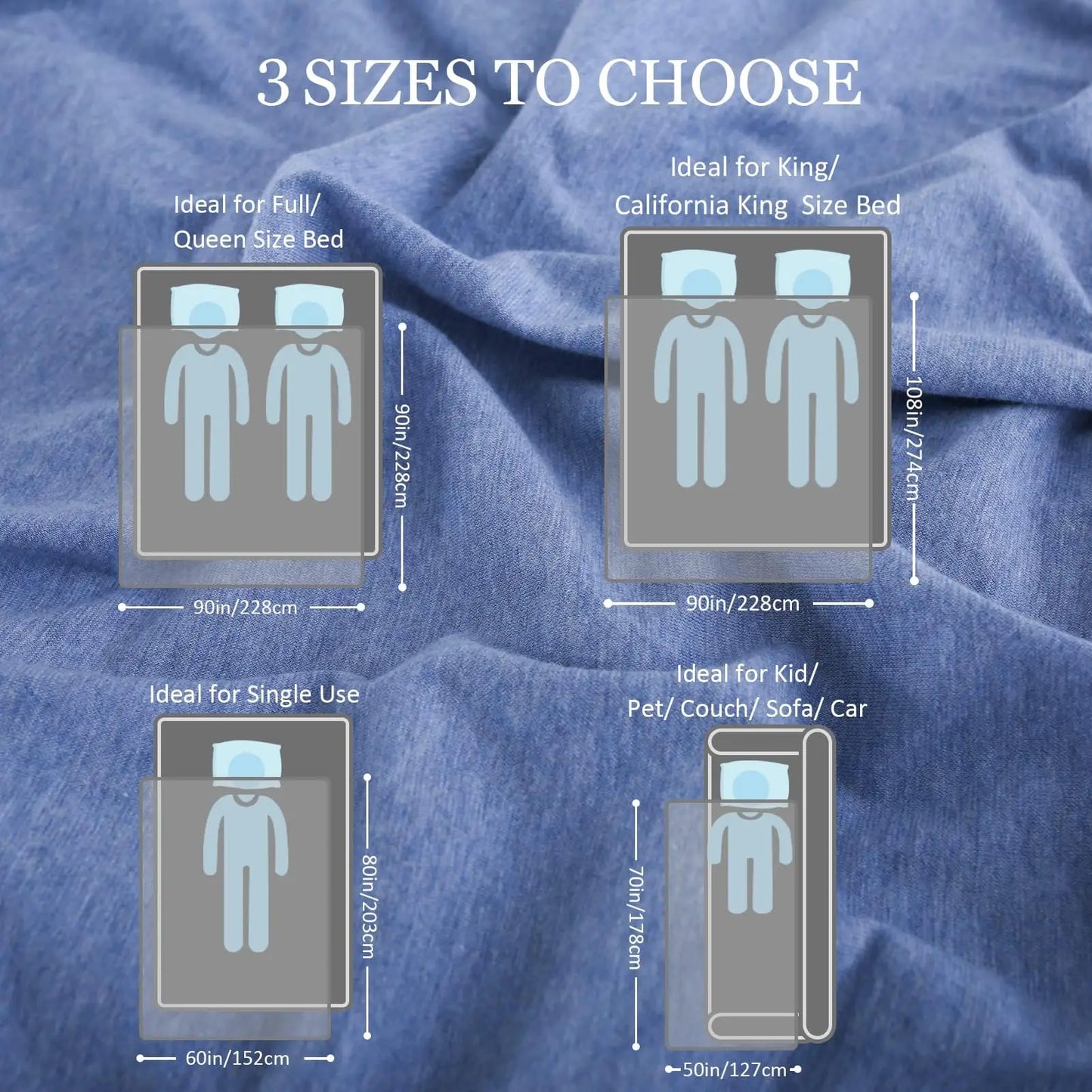 1PC Cooling Blanket for Hot Sleepers