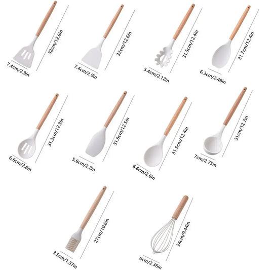 19pcs Silicone Kitchenware Set