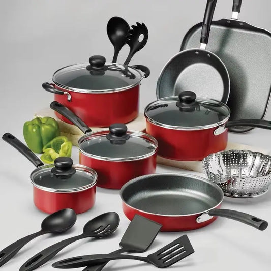 18-Piece Non-Stick Cookware Set
