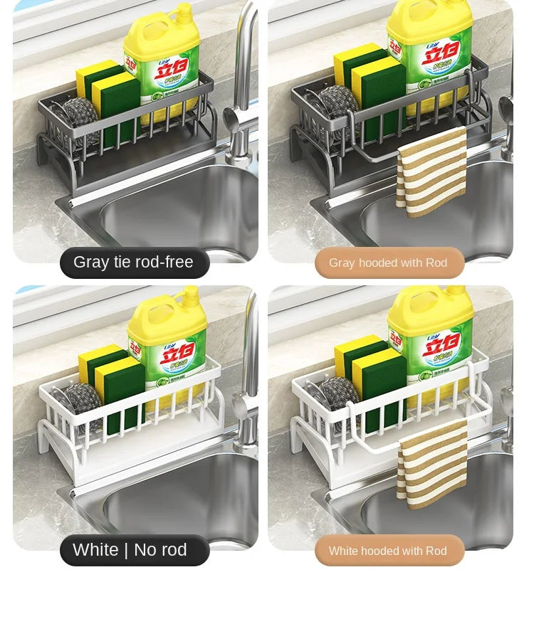Kitchen Cleaning Cloth Storage Draining Rack