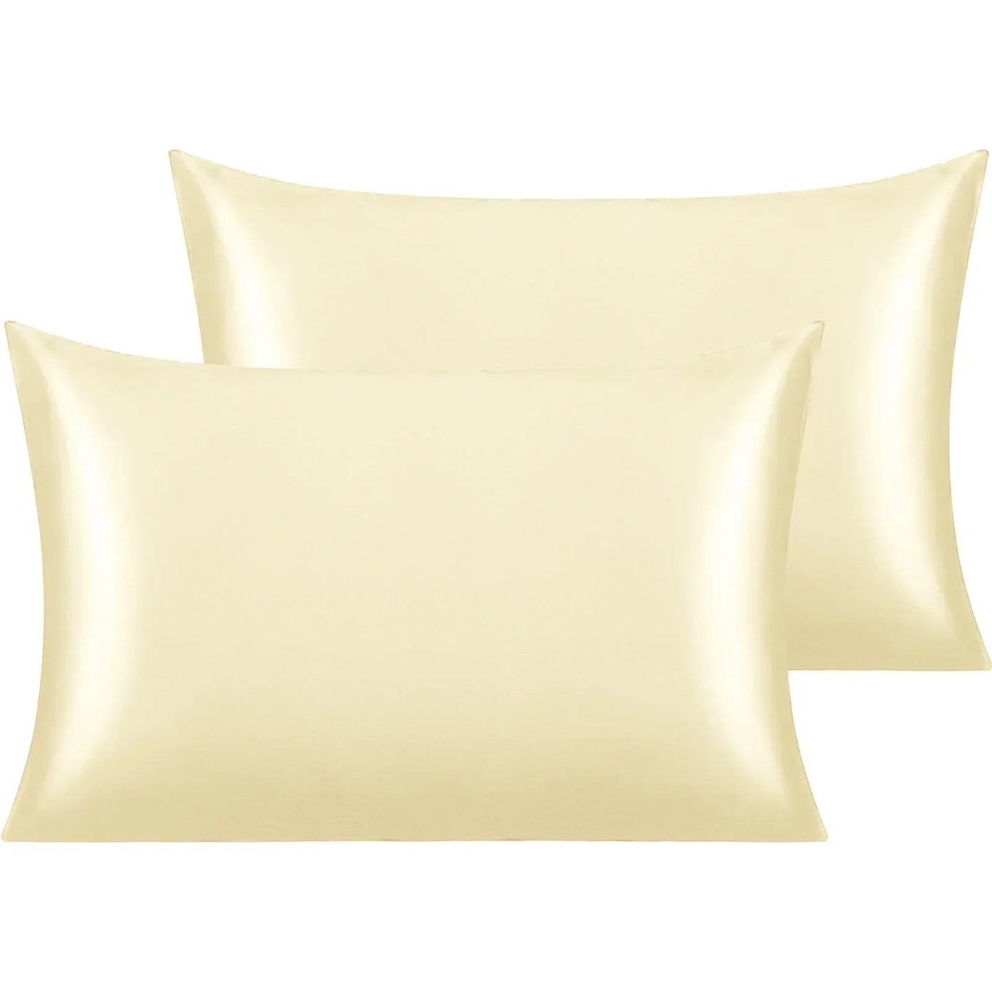 2 Pc Satin Pillowcase for Hair and Skin