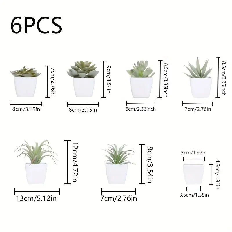 1SET Simulation Mini Potted Plant