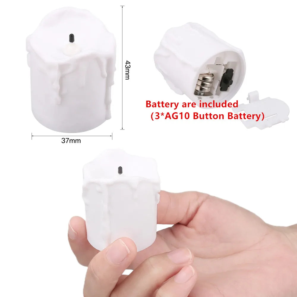 Candle Flameless Flickering LED Battery Operated