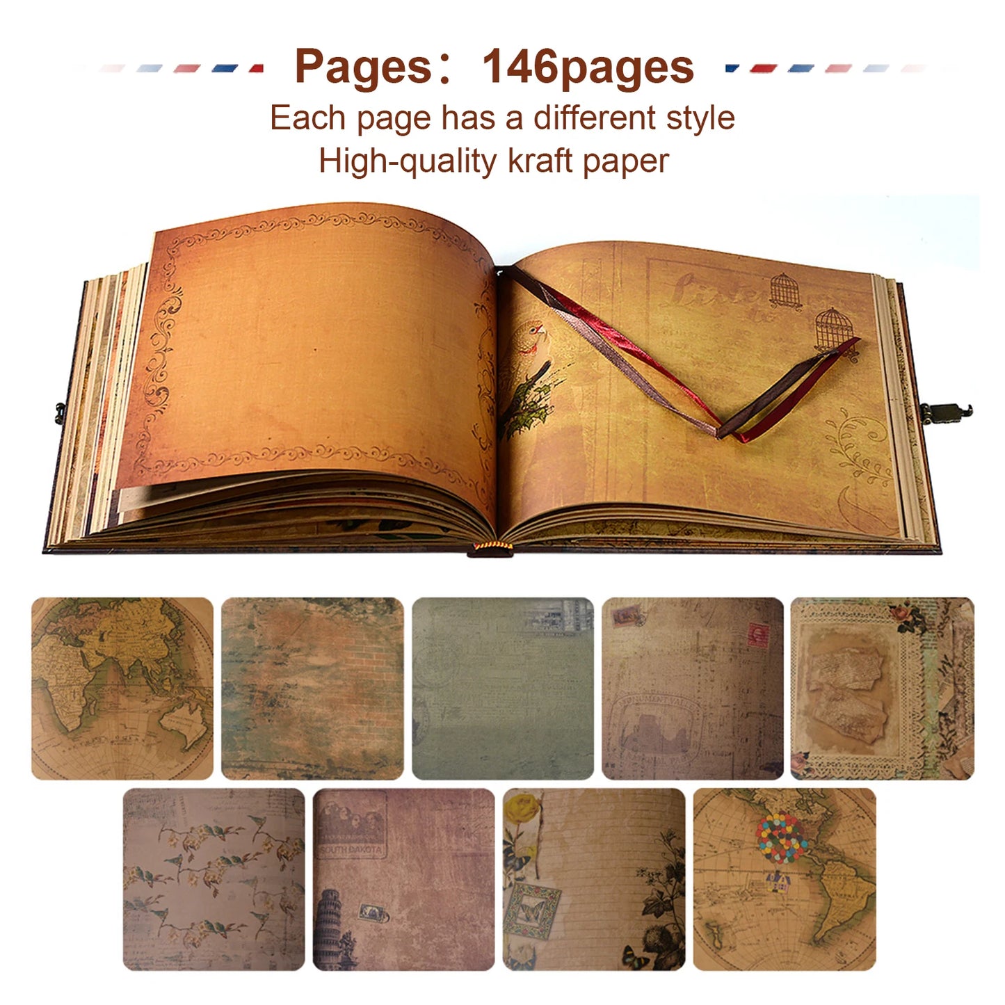 Our Adventure Book 146 Page Photo Album Scrapbook
