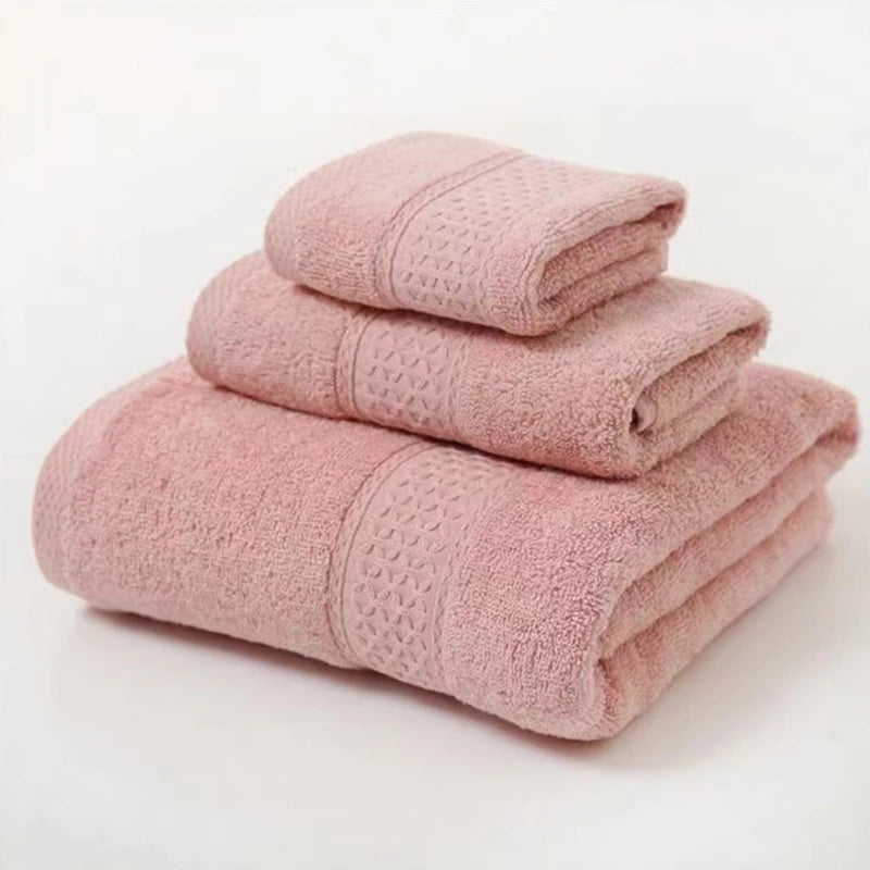 3pc Luxurious Cotton Towel Set