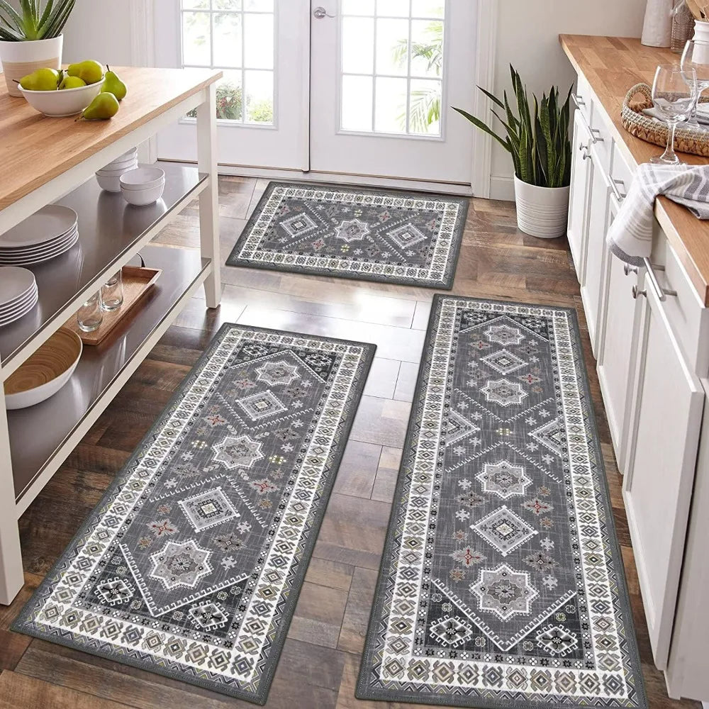 Rug set 3 pieces, washable
