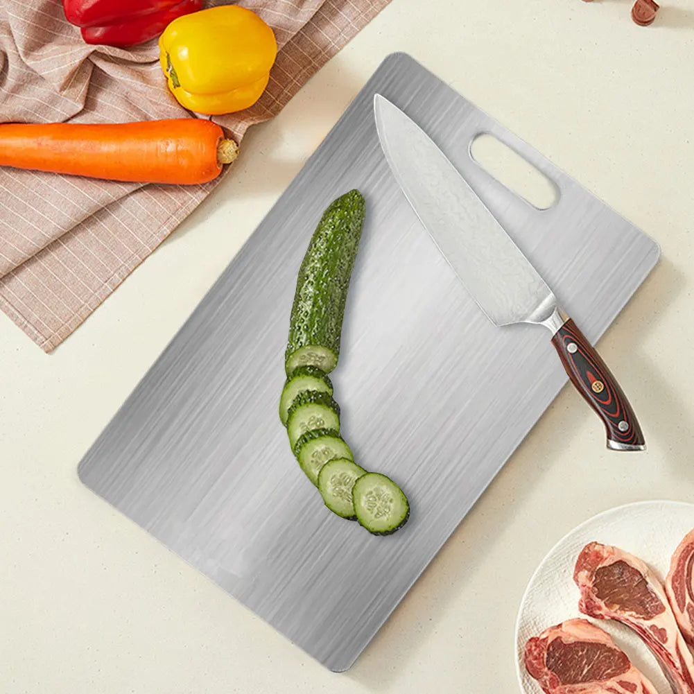 Stainless Steel Cutting Board Double Sided