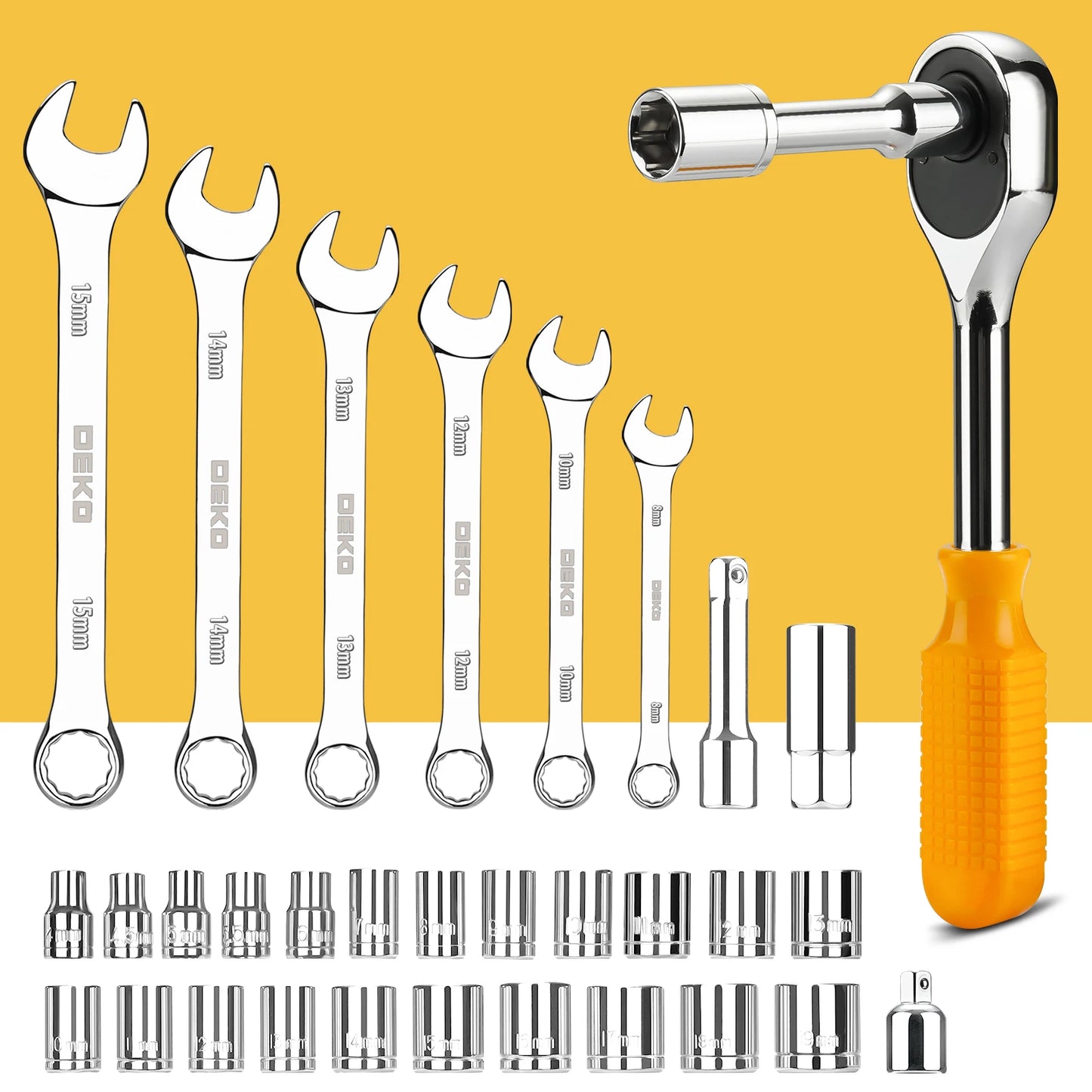228Pc Socket Wrench Tool Set