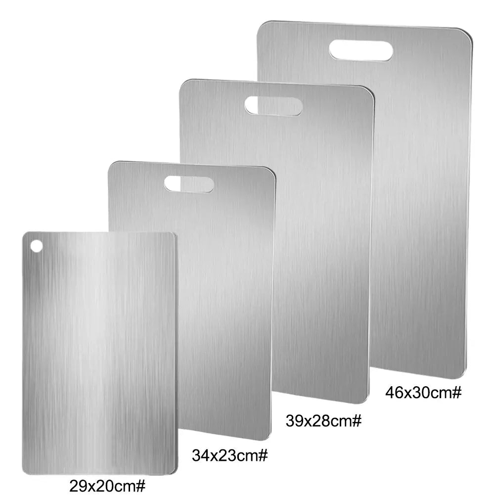 Stainless Steel Cutting Board Double Sided
