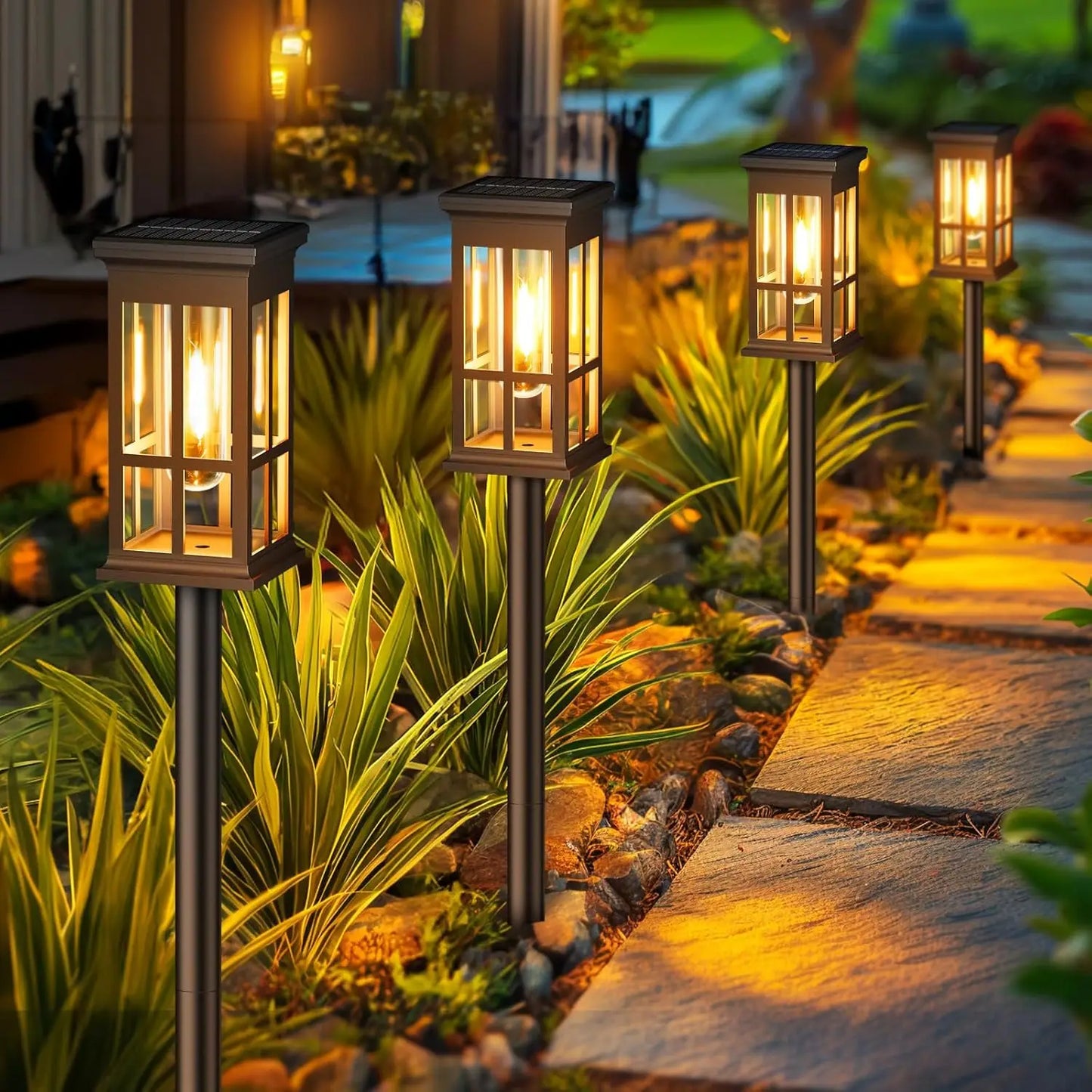 2/6/8 Pack Solar Pathway Lights