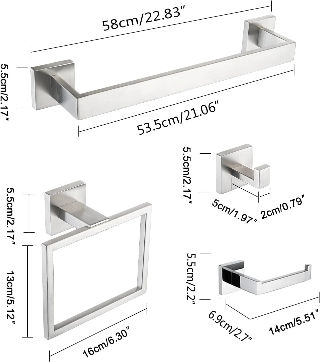 Bathroom Hardware Set
