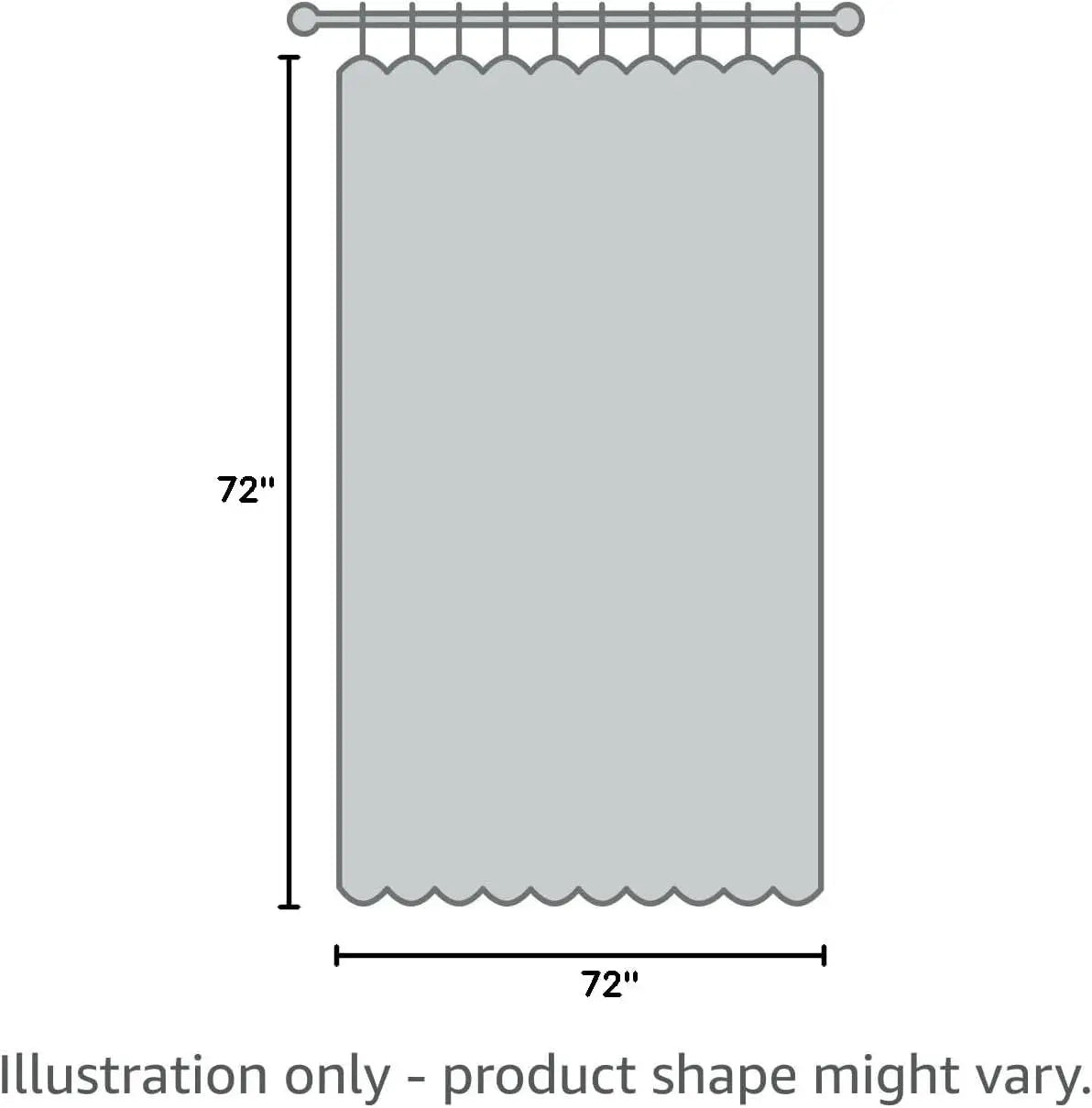 Shower Curtain Soft Microfiber Fabric