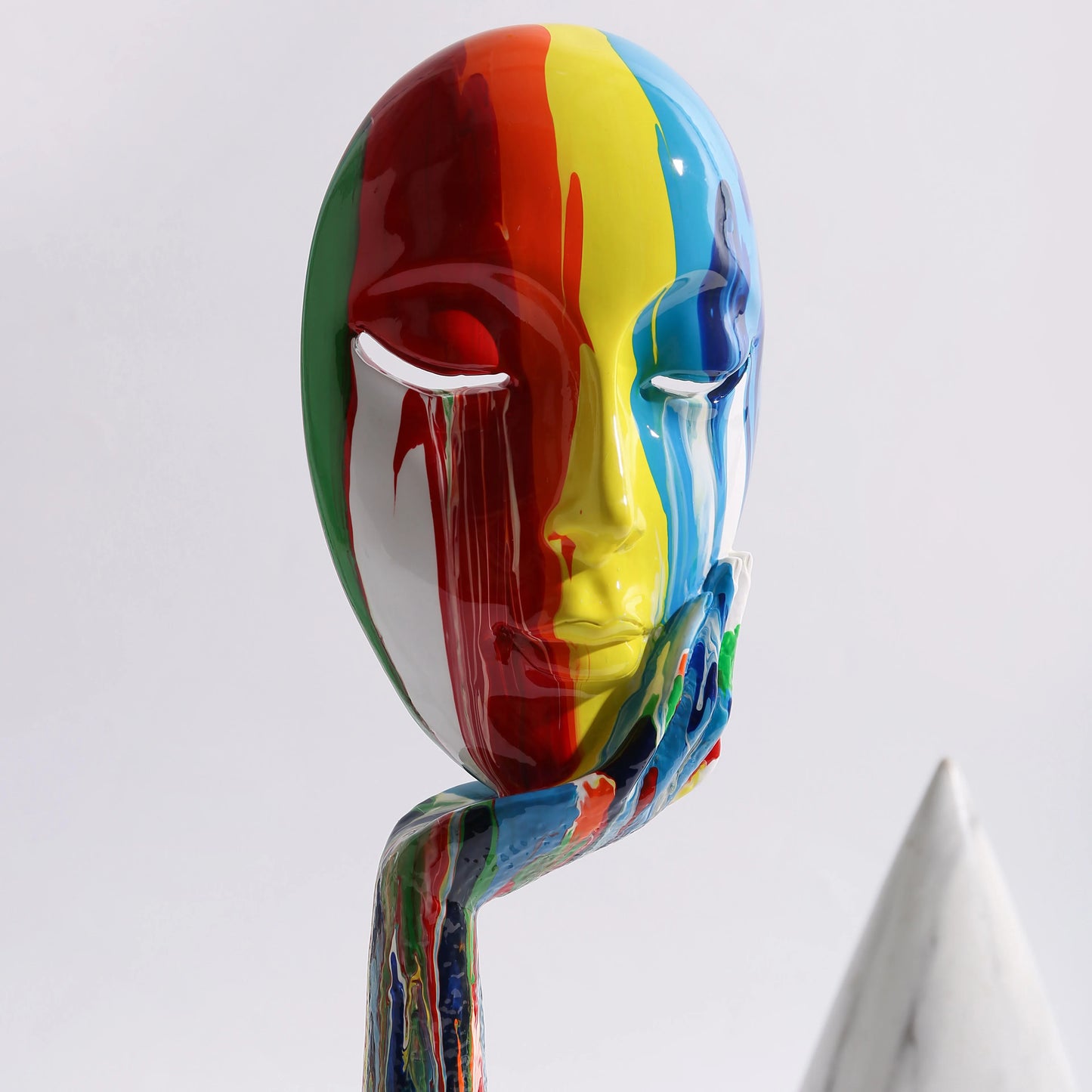 Painted Colorful Abstract Mask