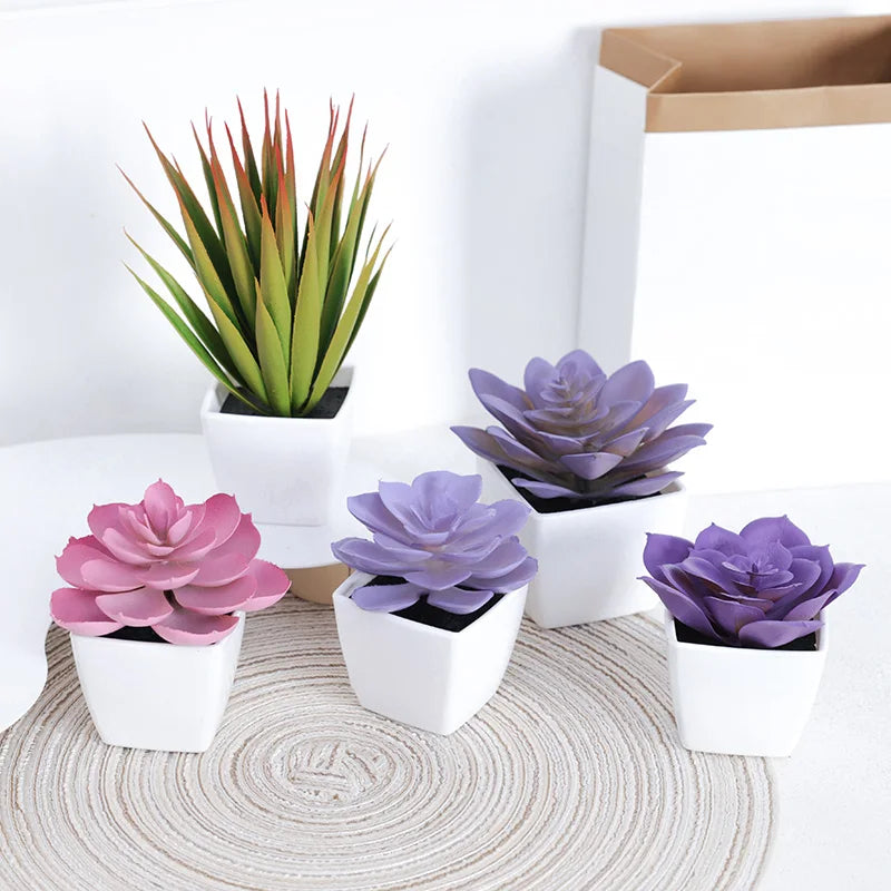 1SET Simulation Mini Potted Plant