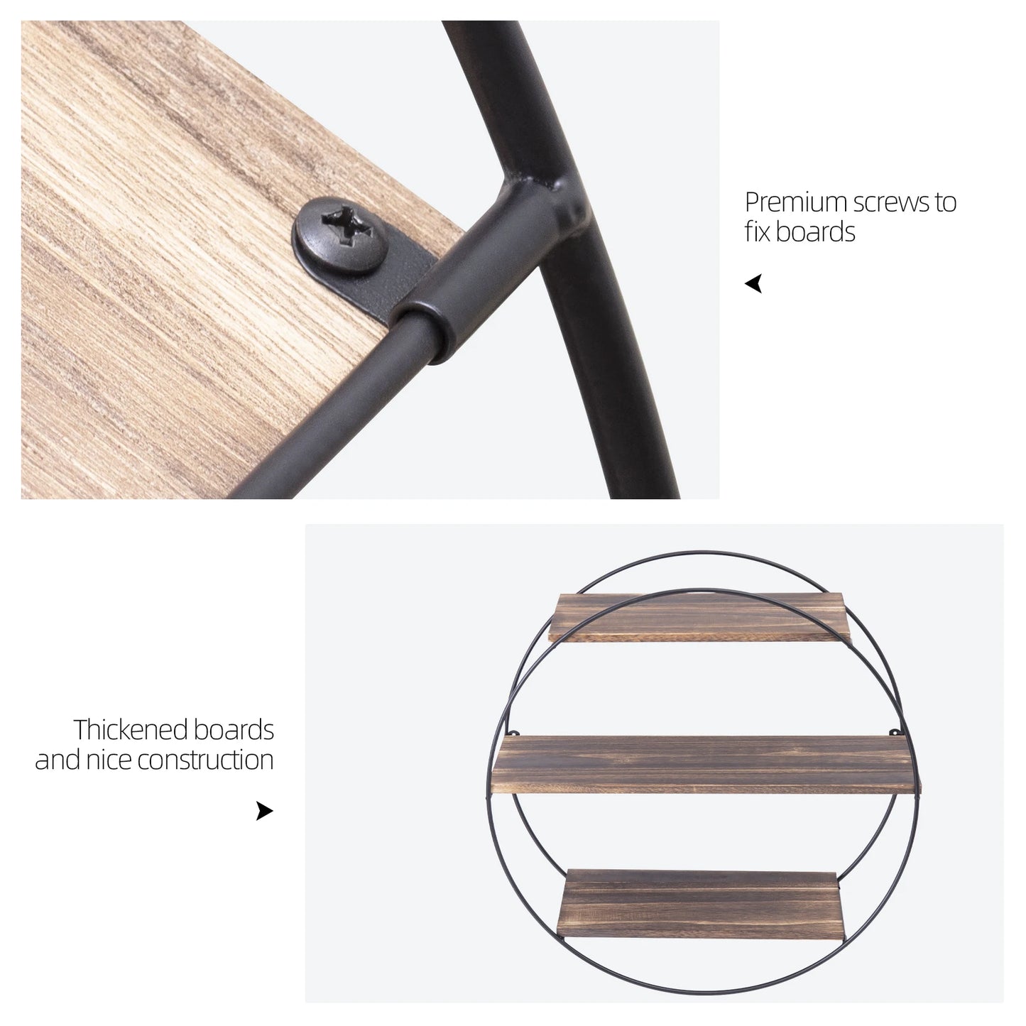 3 Tier Wall Hanging Shelf