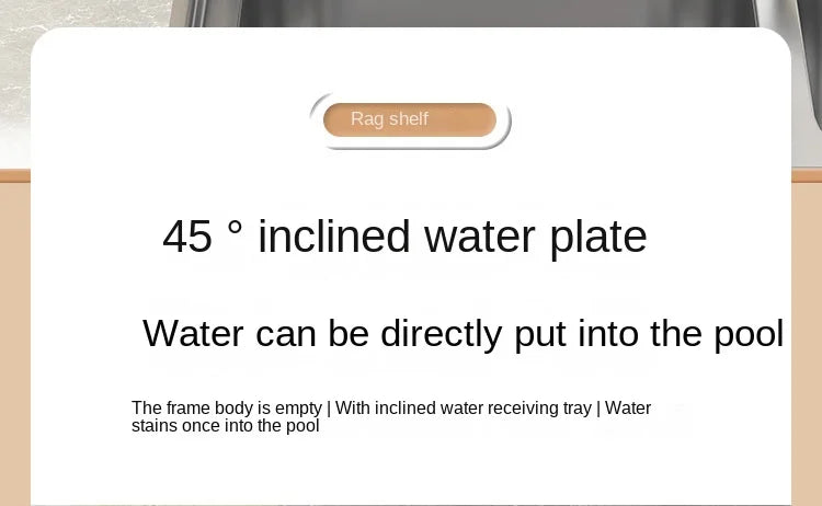 Kitchen Cleaning Cloth Storage Draining Rack